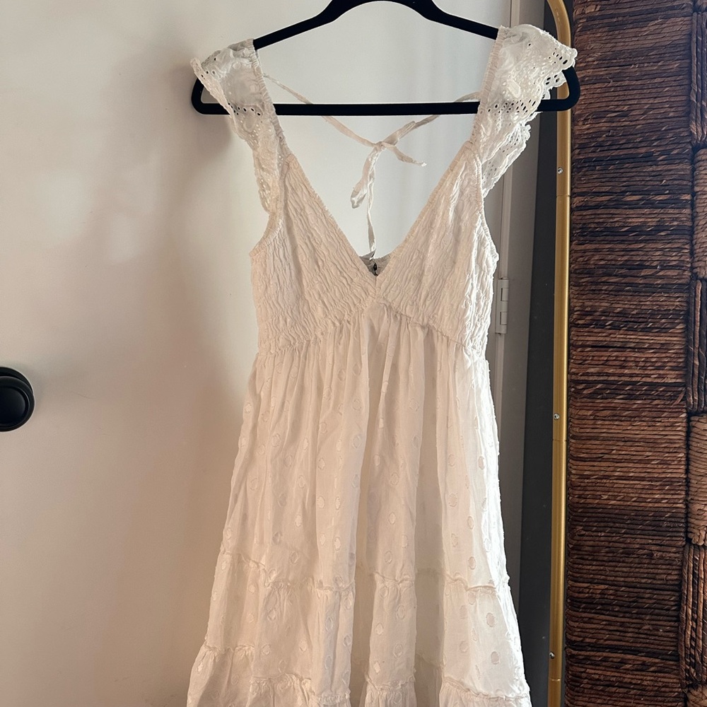 Urban Outfitters Cream Lace Dress